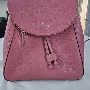 Kate Spade Pink Leather Backpack